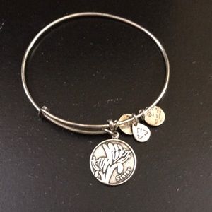 Alex and Ani Sister Silver Bracelet